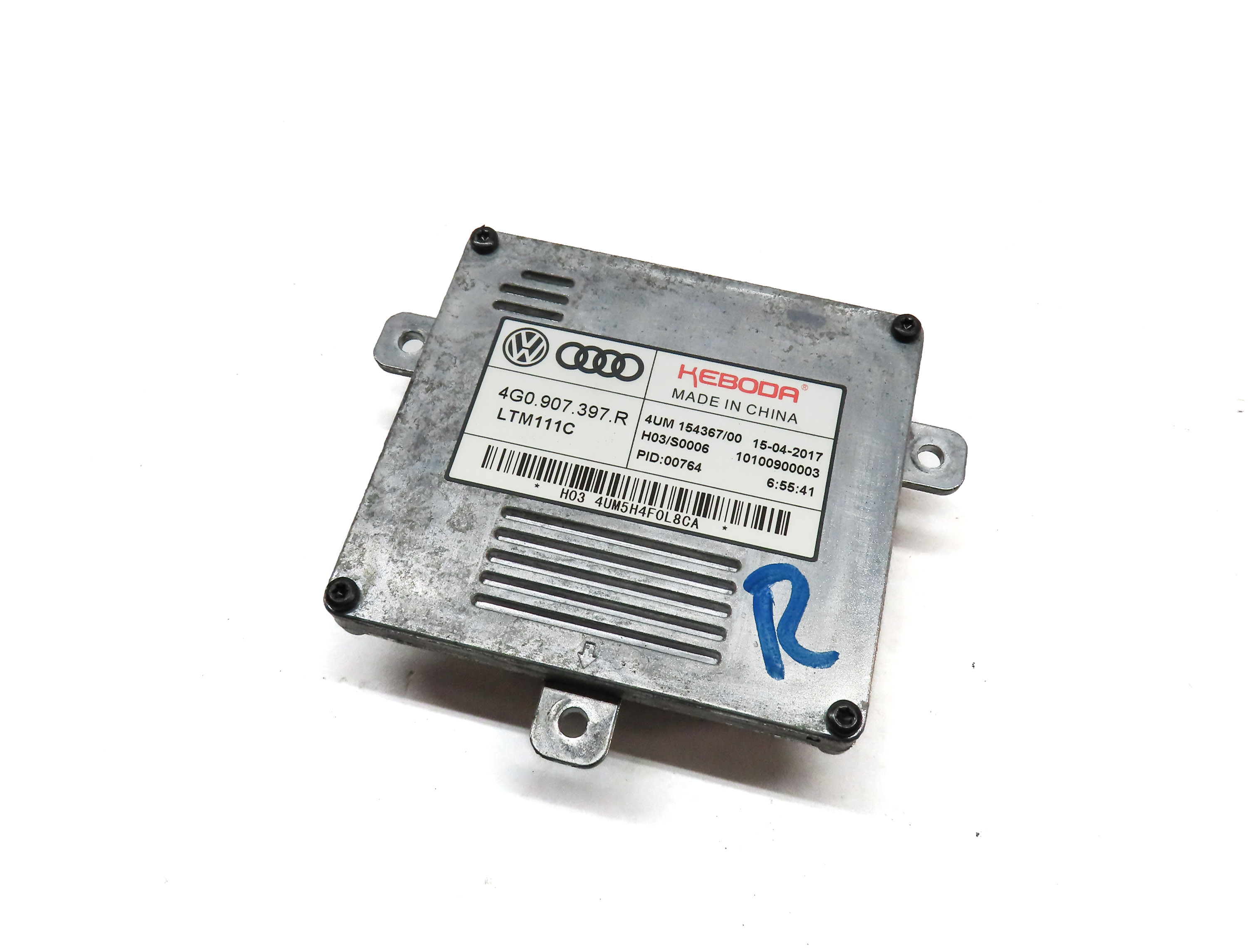 2018 AUDI Q3 (8U) FRONT RIGHT PASSENGER HEADLIGHT HEAD LIGHT LAMP BALLAST MODULE — exact item pictured